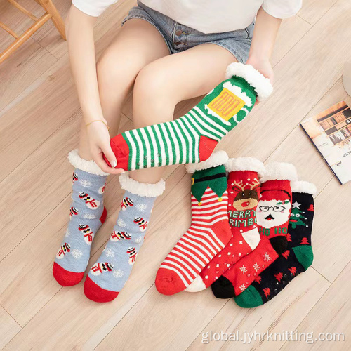 Mens Slipper Socks Adult Warm Winter Thick Comfortable Plush Cozy Socks Supplier